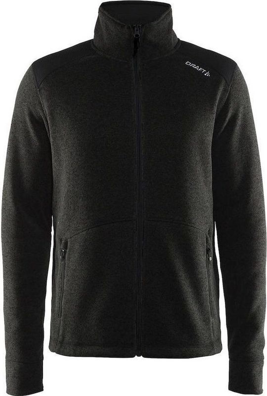 Vest Craft Men Noble Zip Jacket HK Fleece Black Platinum