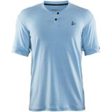 Craft - Ride Polo - Fietsshirt - Lichtblauw - 96% Polyester, 4% Elastaan