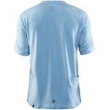 Craft - Ride Polo - Fietsshirt - Lichtblauw - 96% Polyester, 4% Elastaan