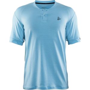 Craft - Ride Polo - Fietsshirt - Lichtblauw - 96% Polyester, 4% Elastaan