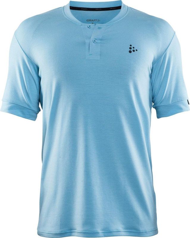 Craft - Ride Polo - Fietsshirt - Lichtblauw - 96% Polyester, 4% Elastaan