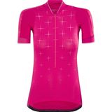 Craft Belle Glow Jersey - Dames - Korte Mouwen - Rood - Geweven UPF 50+