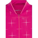 Craft Belle Glow Jersey - Dames - Korte Mouwen - Rood - Geweven UPF 50+
