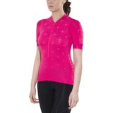 Craft Belle Glow Jersey - Dames - Korte Mouwen - Rood - Geweven UPF 50+