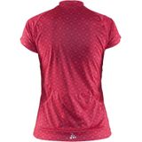 Craft - Velo Graphic Jersey - Fietsshirt - Rood - Korte Mouwen - Dames