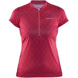 Craft - Velo Graphic Jersey - Fietsshirt - Rood - Korte Mouwen - Dames