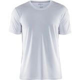 Craft - Mind SS Tee - Sportshirt - Wit - Lichtgewicht - Reflecterende Details
