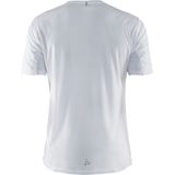 Craft - Mind SS Tee - Sportshirt - Wit - Lichtgewicht - Reflecterende Details
