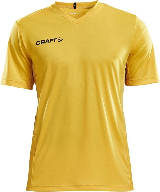 Craft Squad Shirt Korte Mouw Heren - Geel