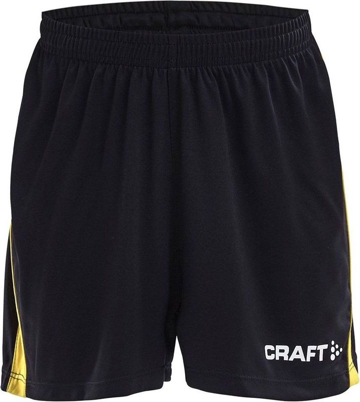 Craft Progress Short Contrast Jr 1905587 - Black/Sweden Yellow