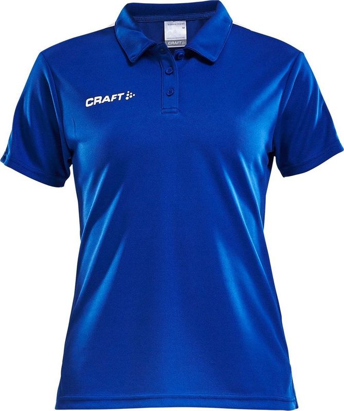 Progress - Polo Pique - Sportshirt - Blauw - Wit - 100% Polyester