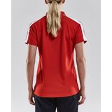 Craft - Progress Polo Pique - Sportpolo - Rood - Wit - 100% Polyester
