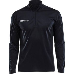 Craft Progress Halfzip Ls Tee 1905611 - Black/White
