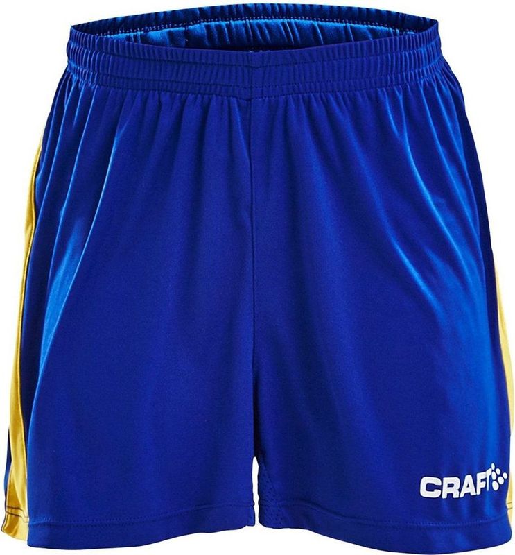 Craft Progress Short Contrast Jr 1905587 - Club Cobolt/Sweden Yellow