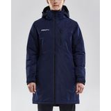 Craft - Damesparka - Lange Gewatteerde Jas - Windbescherming - Duurzaam Waterafstotend