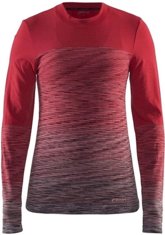 Craft - Wool Comfort 2.0 - Longsleeve - Rood - 38% Wol 30% Polyester 24% Polyamide