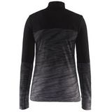 Longsleeve Craft Wool Comfort 2.0 Zip Women Black