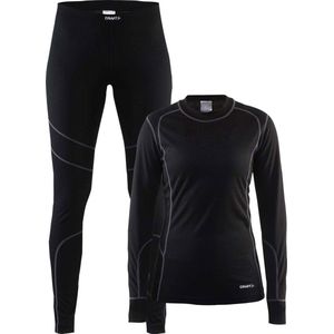 Craft Baselayer Set Thermoset Dames - Black Granite