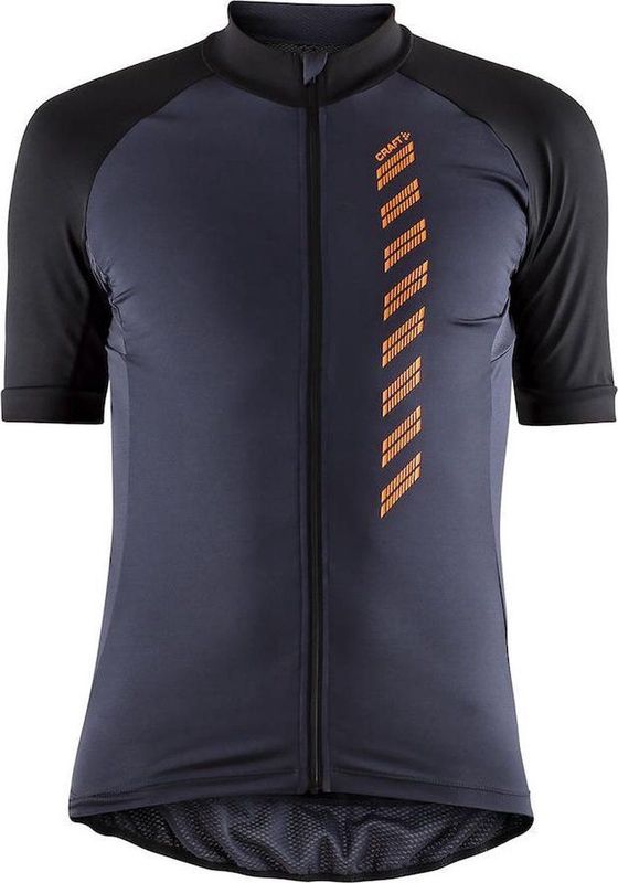 CRAFT Velo Jersey 2.0 - Fietsshirt - Gravel/Black - Elastische Stof