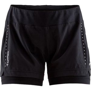 Craft Essential Korte hardloopbroek Dames zwart Maat XS