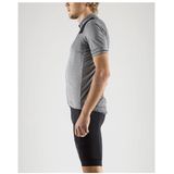 Craft Point Jersey Heren dark grey melange black