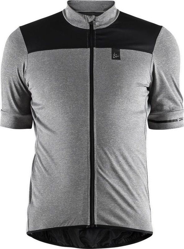 Craft Point Jersey Heren dark grey melange black