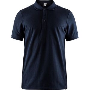 Craft - Casual Polo Pique - Polo - Blauw - Polyester - Quick-Dry Technologie