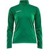 Craft - Progress Halfzip LS Tee - T-shirt - Zwart - 100% Polyester