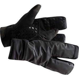 Craft Fietshandschoenen Winter Unisex Zwart  / Siberian 2.0 Split Finger Glove Black-XL