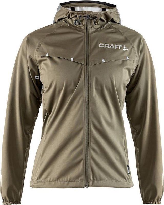 Craft - Repel - Sportjas - DK Olive/Silver - Polyester