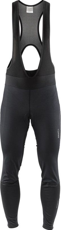 Craft - Ideal Pro Wind Bib Tights - Fietsbroek - Zwart - Polyester