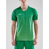 Craft - Pro Control Stripe Shirt - Groen - Korte Mouw - Heren