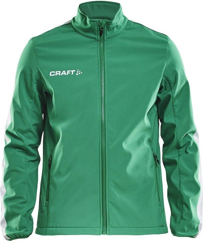Craft - Pro Control - Softshelljas - Team Green - 96% Polyester, 4% Elastaan