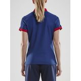 Craft - M Pro Control Poloshirt - Navy/Bright Red - Polyester