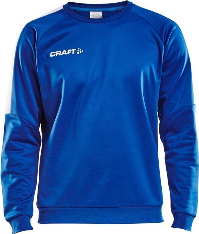 Craft Progress R-Neck Sweater 1906980 - Club Cobolt/White