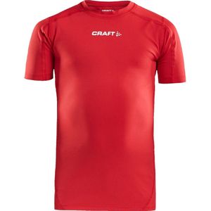 Craft Pro Control Compression Tee Jr 1906859 - Bright Red - 122 128