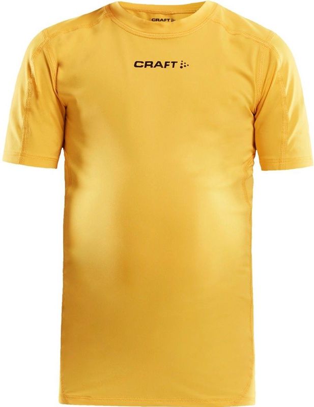 Craft Pro Control Compression Tee Jr 1906859 - Sweden Yellow - 122 128