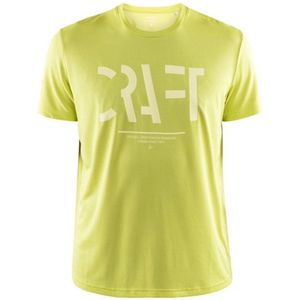 Sportshirt Craft Men Eaze SS Craft Mesh Tee Lime-XS