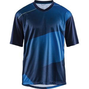 Craft - Hale Xt Jersey Fietsshirt - Haven/Blaze - Elastisch - Duurzaam
