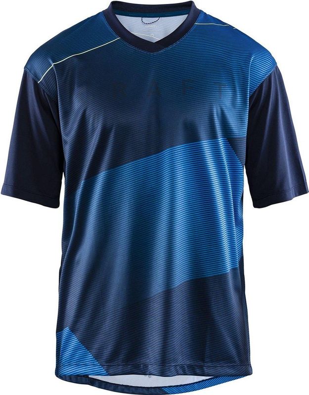 Craft - Hale Xt Jersey Fietsshirt - Haven/Blaze - Elastisch - Duurzaam