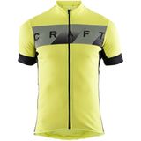 Craft - Reel Jersey - Fietsshirt - Lime - Zachte Stof - Ergonomische Pasvorm