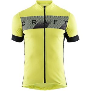 Craft - Reel Jersey - Fietsshirt - Lime - Zachte Stof - Ergonomische Pasvorm