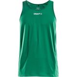 Craft - Rush Singlet - Team Green - Katoen