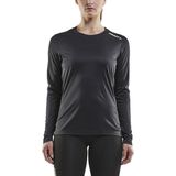 Craft - Rush LS Tee - Longsleeve - Black - Polyester