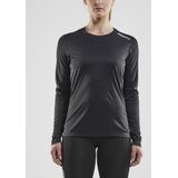 Craft - Rush LS Tee - Longsleeve - Black - Polyester