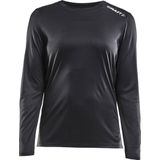 Craft - Rush LS Tee - Longsleeve - Black - Polyester