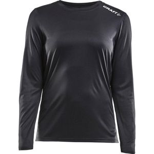 Craft - Rush LS Tee - Longsleeve - Black - Polyester
