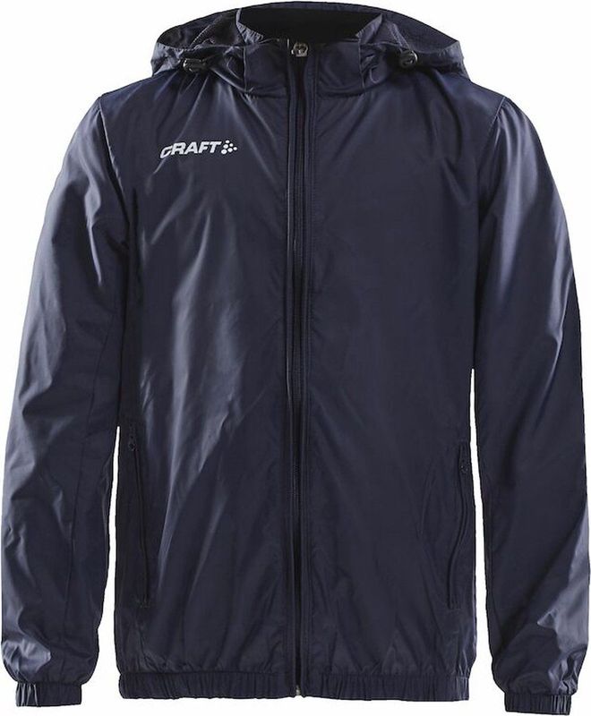 Craft - Wind Jacket - Kinderjas - Nylon - Verstelbare Capuchon - Ritszakken