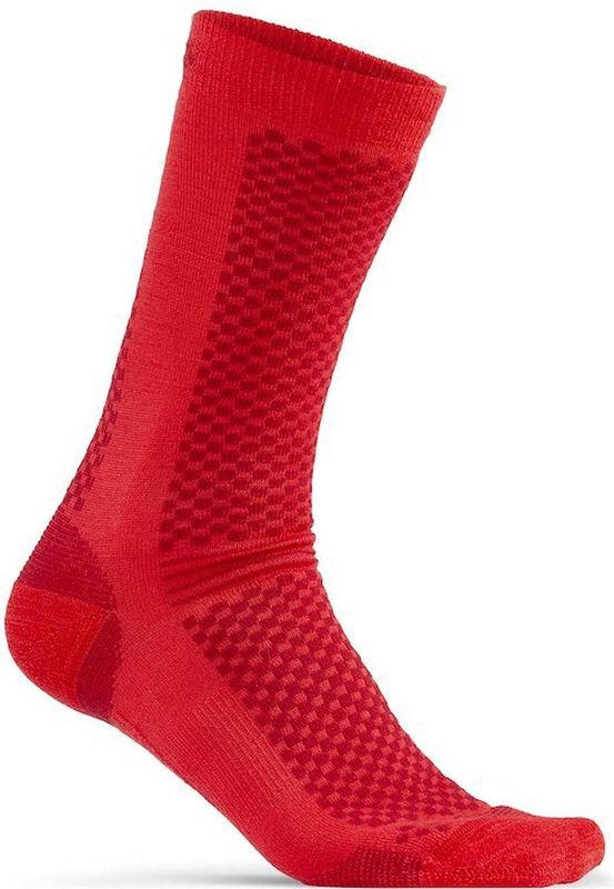 Craft - Sportsokken - Rood - 2 Pack - 36% Wol