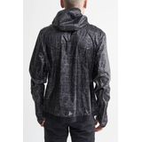 Craft - Lumen Wind Jacket - Zwart/Wit - Super Licht Materiaal - Met Capuchon